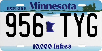 MN license plate 956TYG