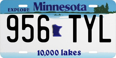 MN license plate 956TYL