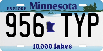 MN license plate 956TYP