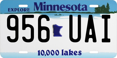 MN license plate 956UAI