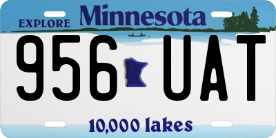 MN license plate 956UAT