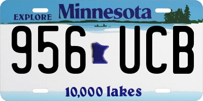 MN license plate 956UCB