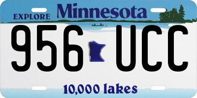 MN license plate 956UCC