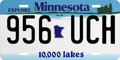 MN license plate 956UCH