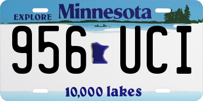 MN license plate 956UCI