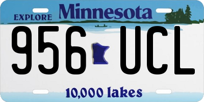 MN license plate 956UCL