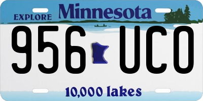 MN license plate 956UCO