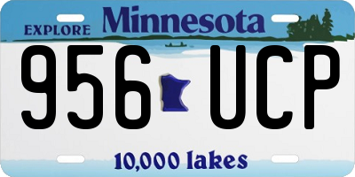 MN license plate 956UCP