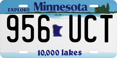 MN license plate 956UCT