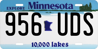 MN license plate 956UDS