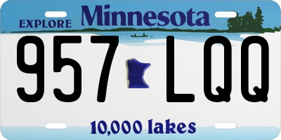 MN license plate 957LQQ