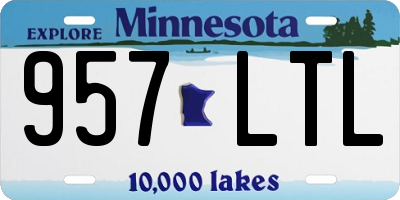 MN license plate 957LTL