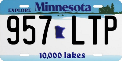 MN license plate 957LTP