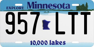 MN license plate 957LTT