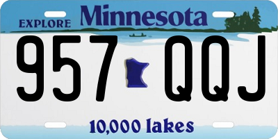 MN license plate 957QQJ