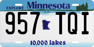 MN license plate 957TQI