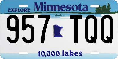 MN license plate 957TQQ