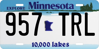 MN license plate 957TRL