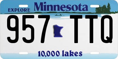 MN license plate 957TTQ