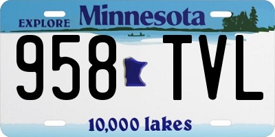 MN license plate 958TVL