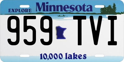 MN license plate 959TVI