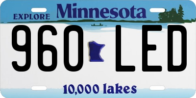 MN license plate 960LED