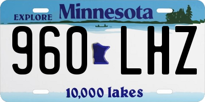 MN license plate 960LHZ