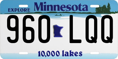 MN license plate 960LQQ