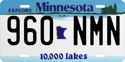 MN license plate 960NMN