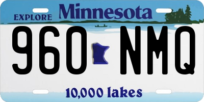 MN license plate 960NMQ
