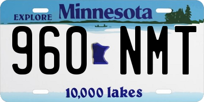 MN license plate 960NMT
