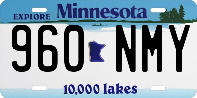 MN license plate 960NMY
