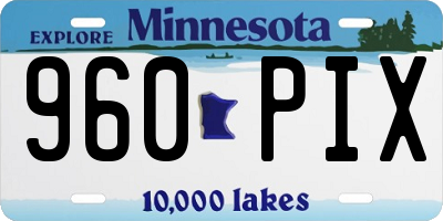 MN license plate 960PIX