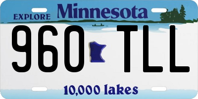 MN license plate 960TLL