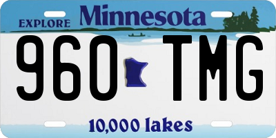 MN license plate 960TMG