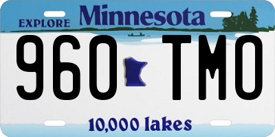 MN license plate 960TMO