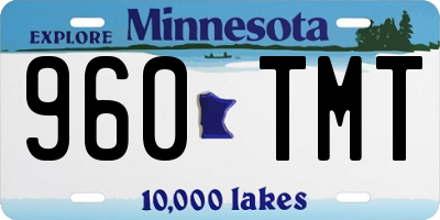MN license plate 960TMT
