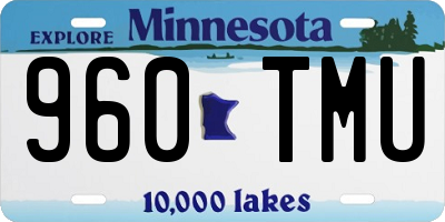 MN license plate 960TMU