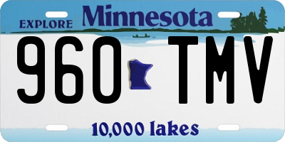 MN license plate 960TMV