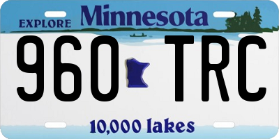 MN license plate 960TRC