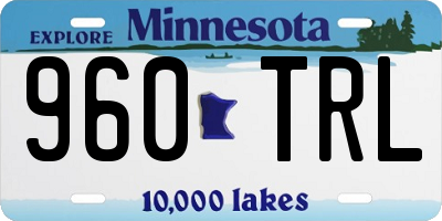 MN license plate 960TRL