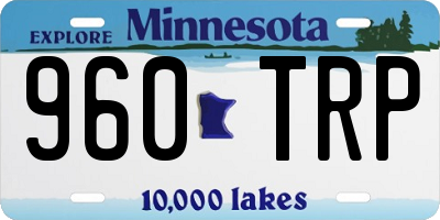 MN license plate 960TRP
