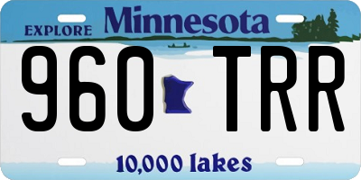 MN license plate 960TRR