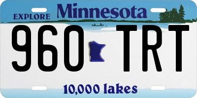 MN license plate 960TRT