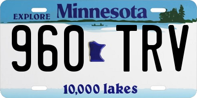 MN license plate 960TRV