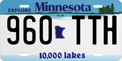 MN license plate 960TTH