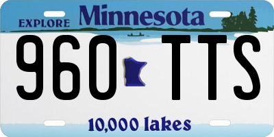 MN license plate 960TTS