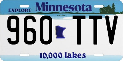 MN license plate 960TTV