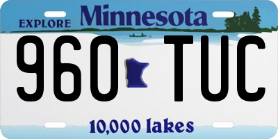MN license plate 960TUC