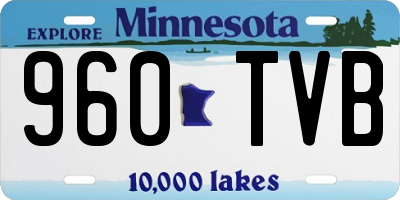 MN license plate 960TVB